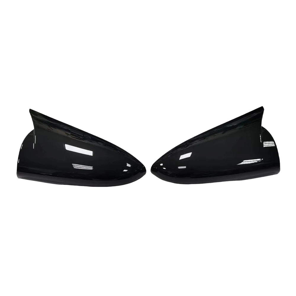 For Hyundai I20 & I20N BAYON 2020-2023 Car Side Mirror Cover Sticker Wing Cap Exterior Door Case Trim Carbon & black